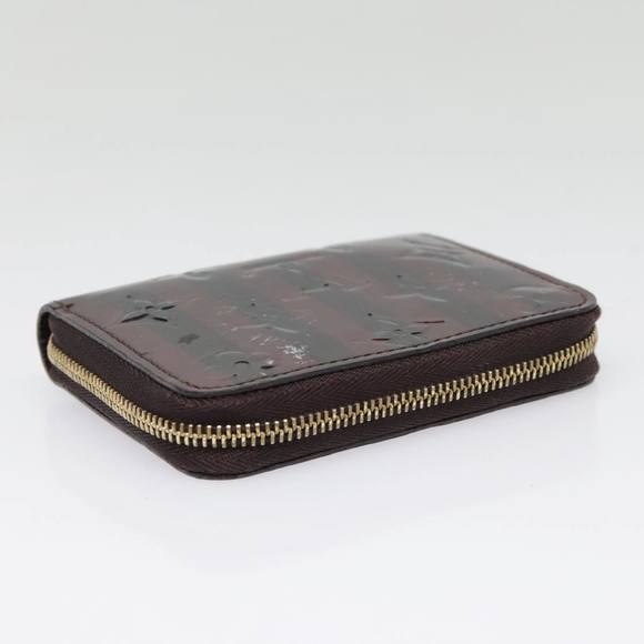 LOUIS VUITTON Vernis Rayure Zippy Coin Purse Amarante M91719 LV Auth 90162 - Picture 5 of 16